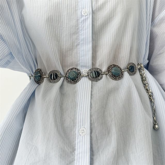 Poyol-Disc Alloy Waist Chain