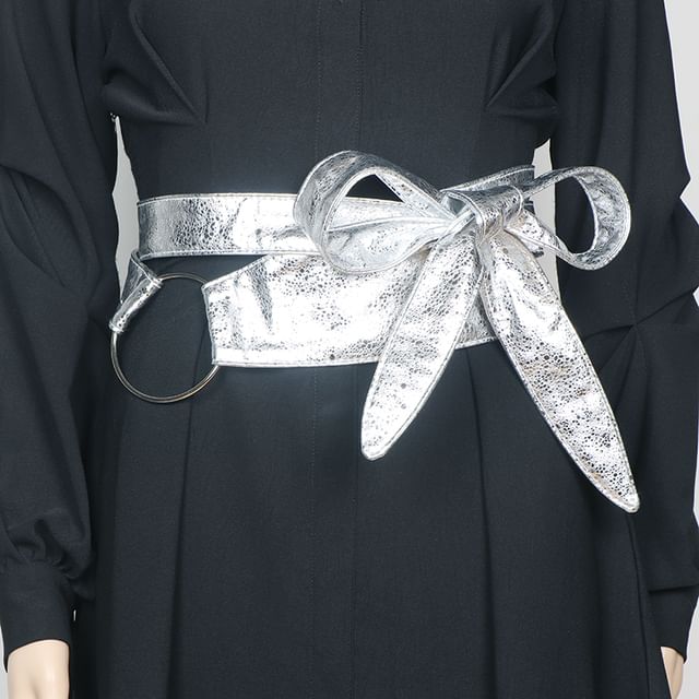 Poyol-Faux Leather Thick Belt