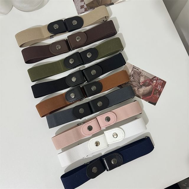 Poyol-Holeless Elastic Belt Various Designs
