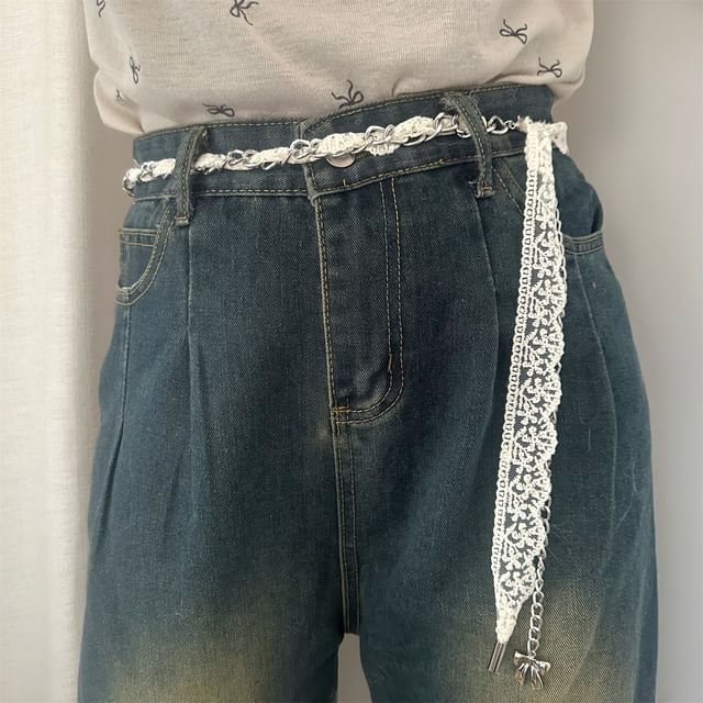 Poyol-Lace Chained Belt