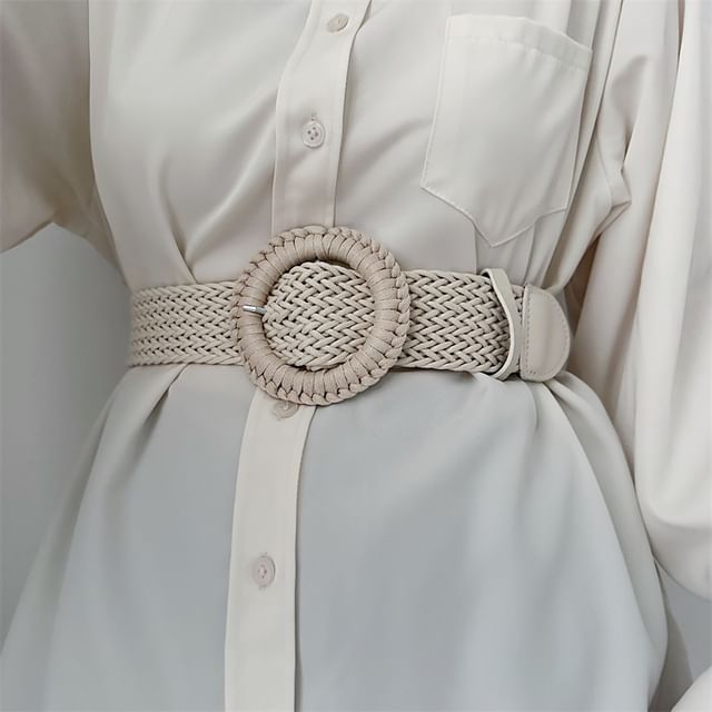 Poyol-Plain Braided Belt