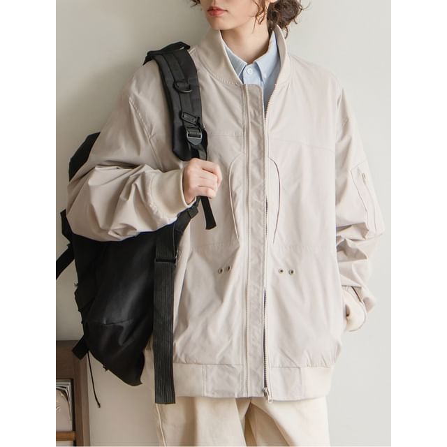 preppyfella-Unisex Loose-Fit Baseball Jacket