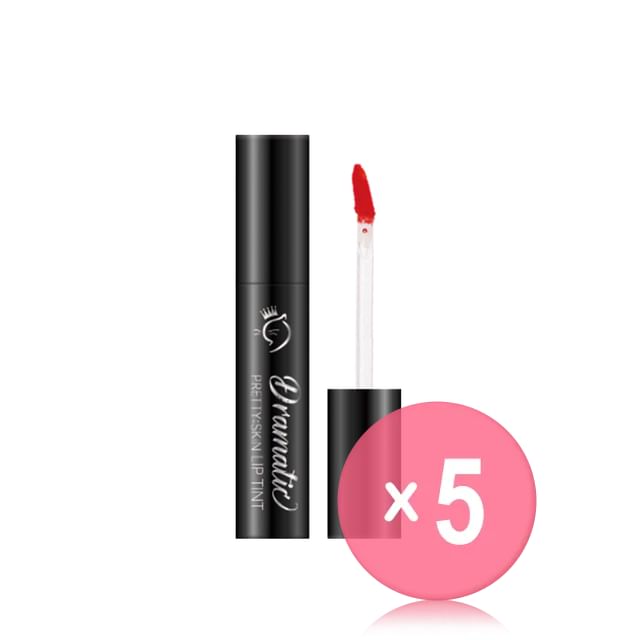 Pretty skin-Dramatic Lip Tint - 3 Colors 5pcs Bundle Set