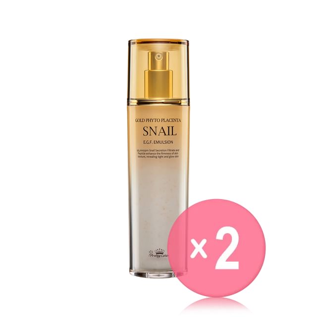 Pretty skin-Gold Phyto Placenta Snail EGF Emulsion 2pcs Bundle Set