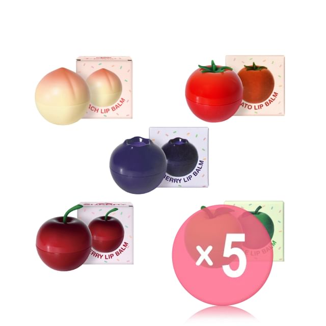 Pretty skin-Lip Balm - 5 Types 5pcs Bundle Set