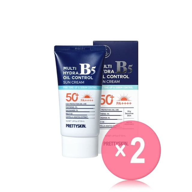 Pretty skin-Multi Hydra B5 Oil Control Sun Cream 2pcs Bundle Set
