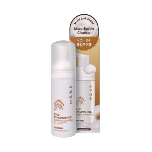 rice glutathione bubble foam cleanser Medifordear + (Ingredients Brightening Cleanser medifordear rice glutathione bubble foam