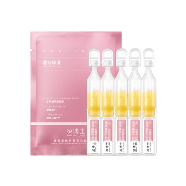 PROF-LING-Sodium Hyaluronate Fermented Extract Single Use Essence Mini