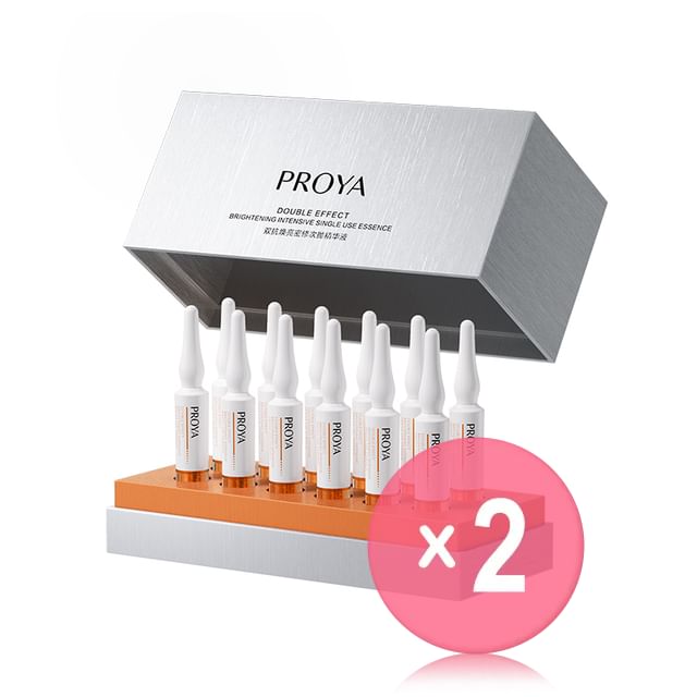 PROYA-Double Effect Brightening Intensive Single Use Essence 2pcs Bundle Set