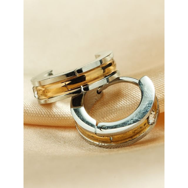 Prushia-Rhinestone Alloy Huggie Earring various design