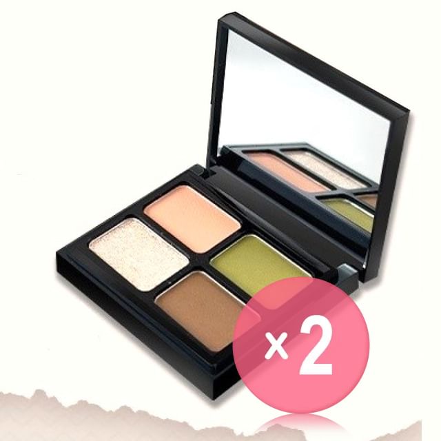 PUCO-4 colours Eyeshadow Palette - Forest 2pcs Bundle Set