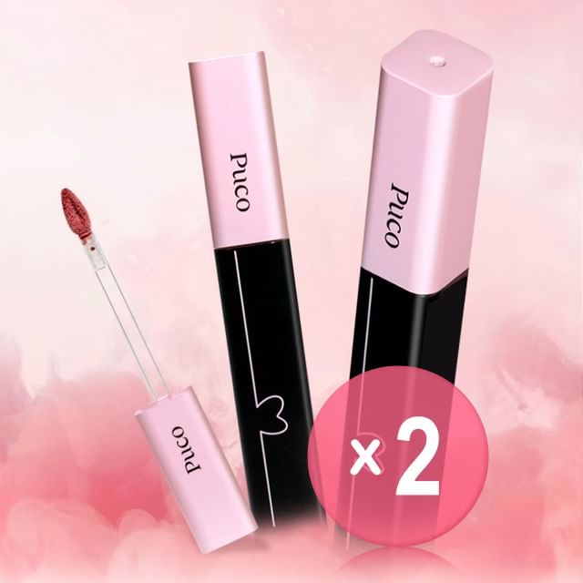 PUCO-Matte Lip Mud - 3 Colors 2pcs Bundle Set