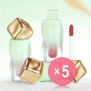 Pudaier-Aqua Touch Lip Mud- 12 Colors 5pcs Bundle Set