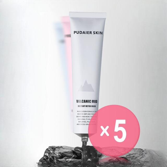 Pudaier-Cleansing Mud Mask - 3 Types 5pcs Bundle Set