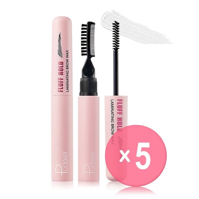 Pudaier-Fluff Hold Laminating Brow Wax 5pcs Bundle Set
