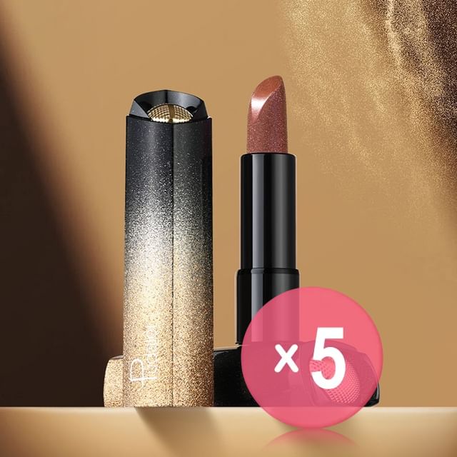 Pudaier-Perma Shine Diamond Lipstick - 6 Colors 5pcs Bundle Set