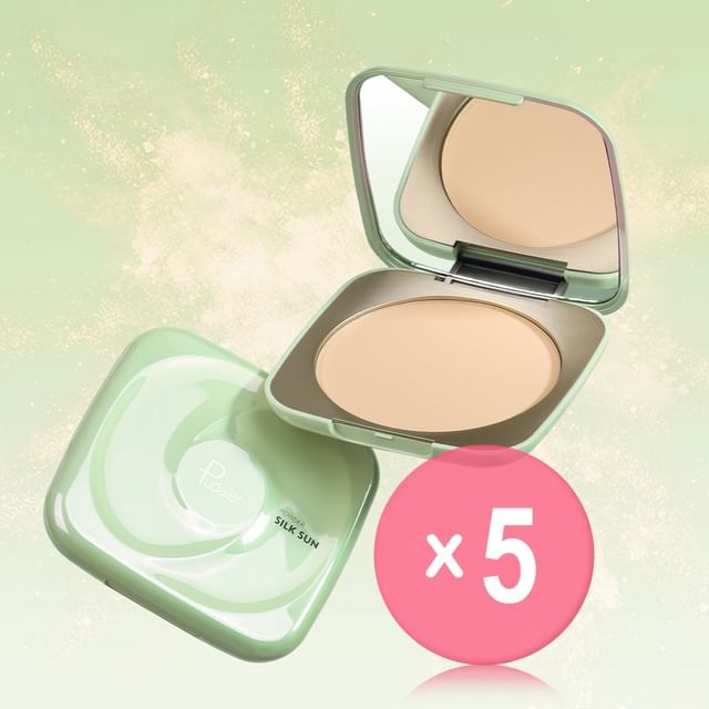 Pudaier-Silky Mist Soft Veil Setting Powder - 8 Colors 5pcs Bundle Set
