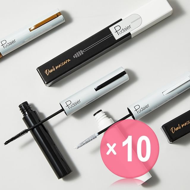 Pudaier-Volumizing Lengthening Colored Mascara - 9 Colors 10pcs Bundle Set
