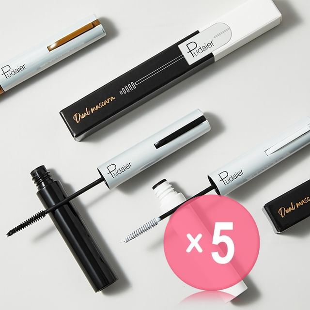 Pudaier-Volumizing Lengthening Colored Mascara - 9 Colors 5pcs Bundle Set