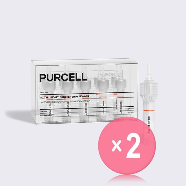 PURCELL-Pixcell Biom Booster Shot Powder 10 pcs Set 2pcs Bundle Set
