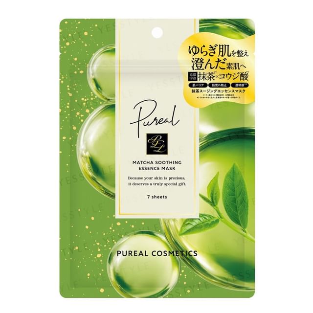 Pureal-Matcha Soothing Essence Mask
