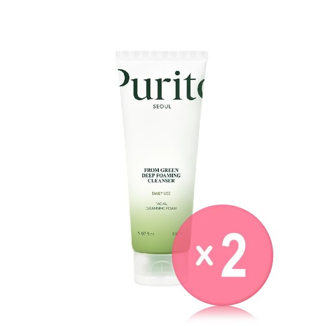 Purito SEOUL-From Green Deep Foaming Cleanser 2pcs Bundle Set