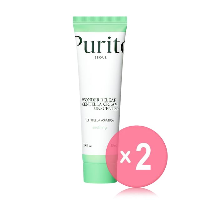 Purito SEOUL-Wonder Releaf Centella Cream Unscented 2pcs Bundle Set