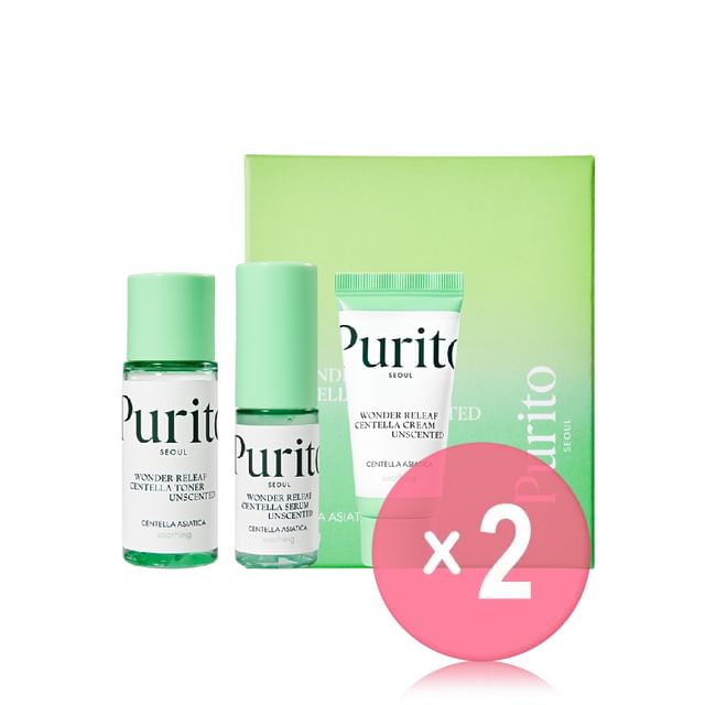 Purito SEOUL-Wonder Releaf Centella Mini Kit Unscented 2pcs Bundle Set