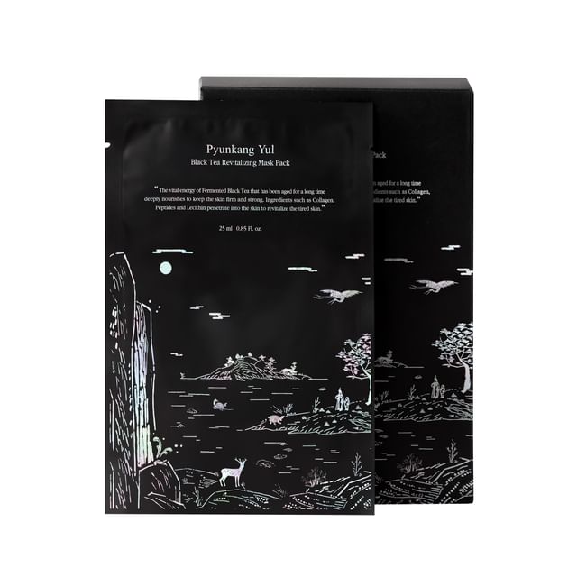Pyunkang Yul - Black Tea Revitalizing Mask Pack Set | YesStyle