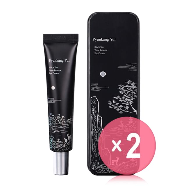 Pyunkang Yul-Black Tea Time Reverse Eye Cream 2pcs Bundle Set