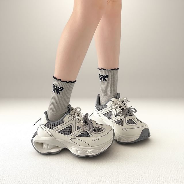 Queen Zoo-Platform Lace Up Sneakers