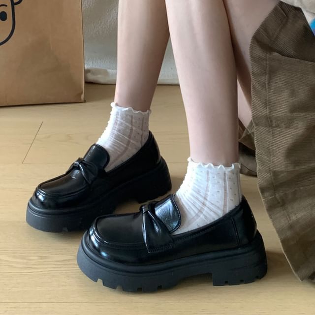 Queen Zoo-Platform Twisted Loafers