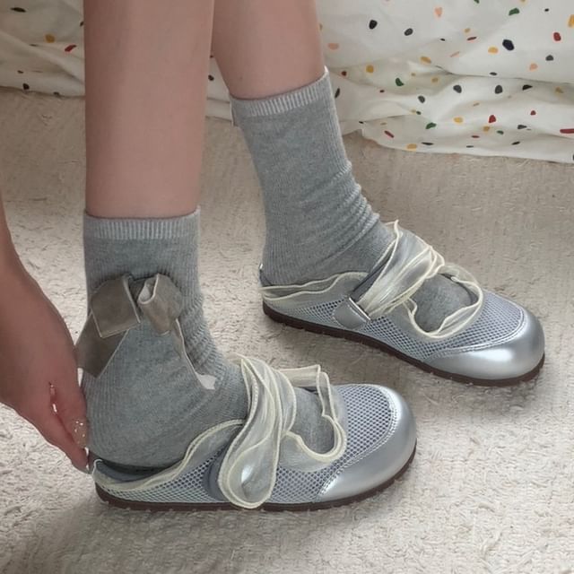 Queen Zoo-Rugged Sole Balletcore Sneakers