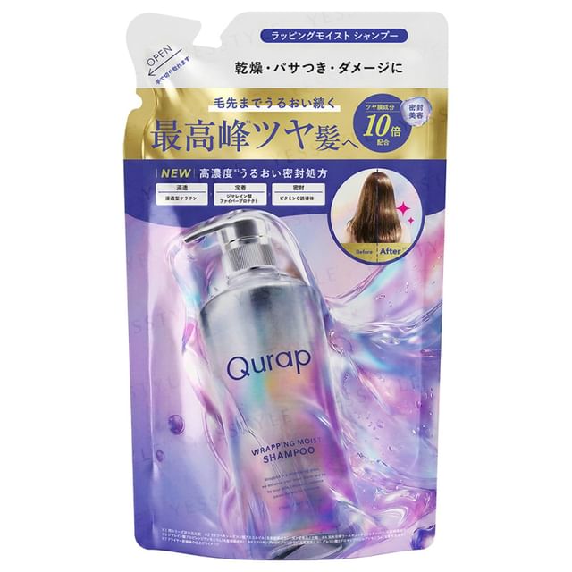 Qurap-Wrapping Moist Shampoo Refill-370 Ml