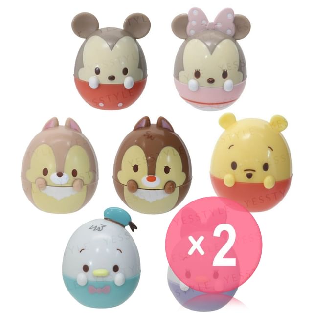 RACE-Disney ufufy Characters Lip Balm 2pcs Bundle Set