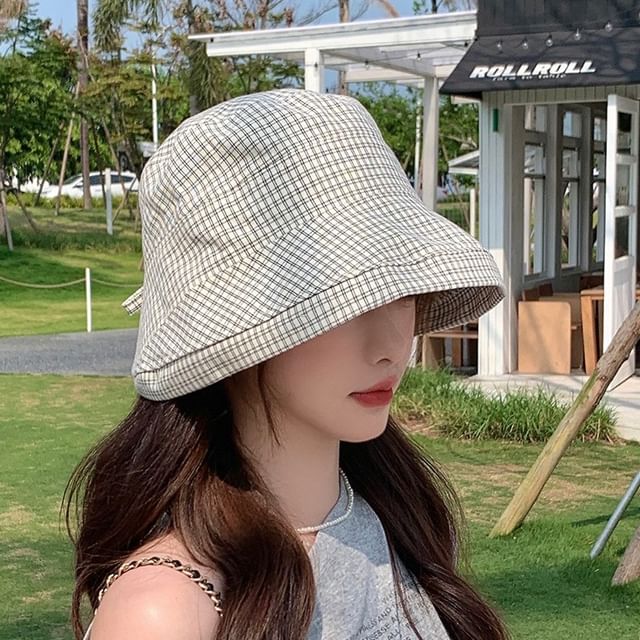 Raconteur-Plaid Bucket Hat