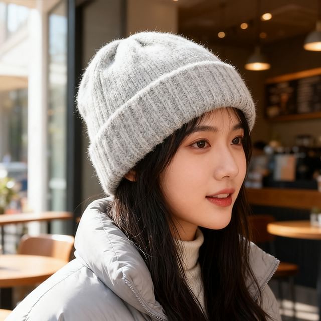 Raconteur-Plain Knit Beanie