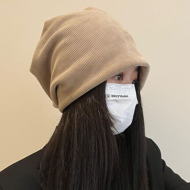 Raconteur-Plain Ribbed Beanie