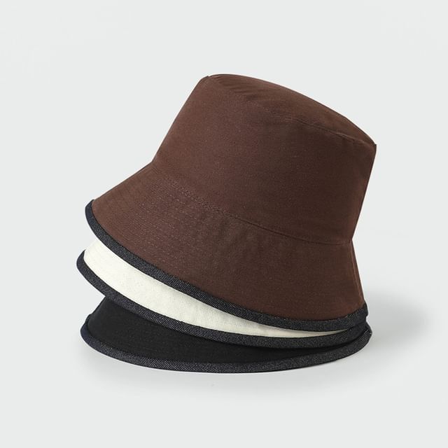 Raconteur-Two-Way Denim Bucket Hat