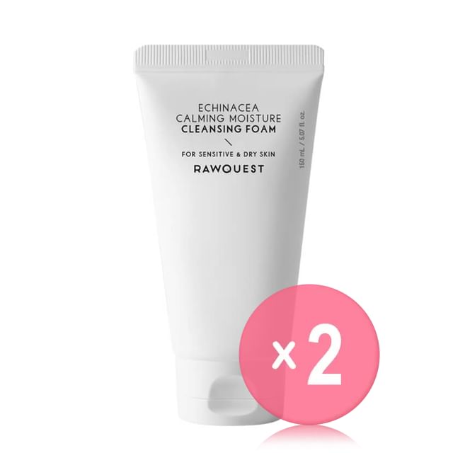 RAWQUEST-Echinacea Calming Moisture Cleansing Foam 2pcs Bundle Set