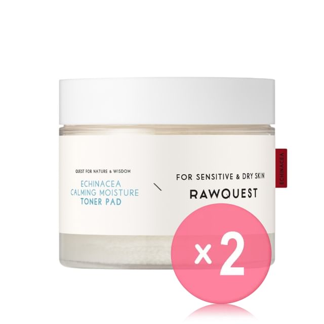 RAWQUEST-Echinacea Calming Moisture Toner Pad 2pcs Bundle Set