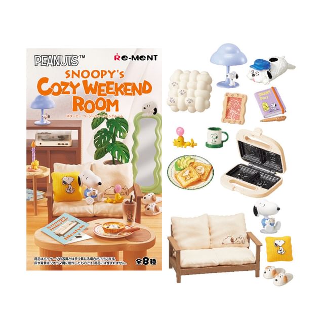 Re-ment - SNOOPY's COZY WEEKEND ROOM Mini Figure Blind Box