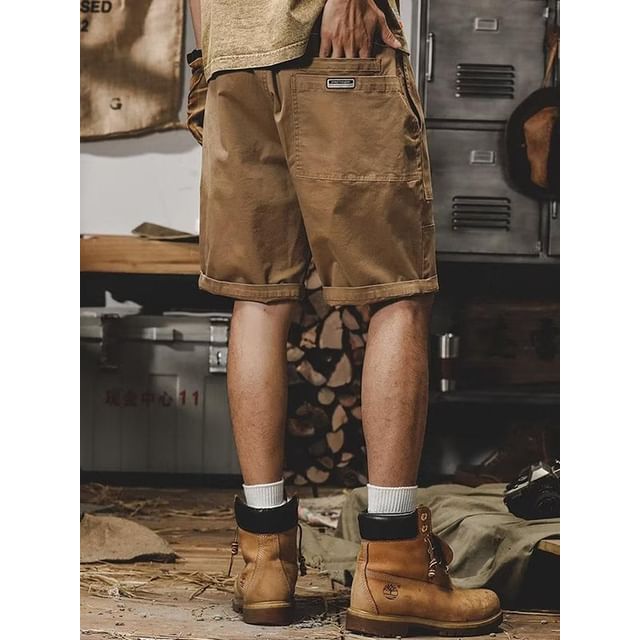 Real Boy-Mid Rise Plain Shorts