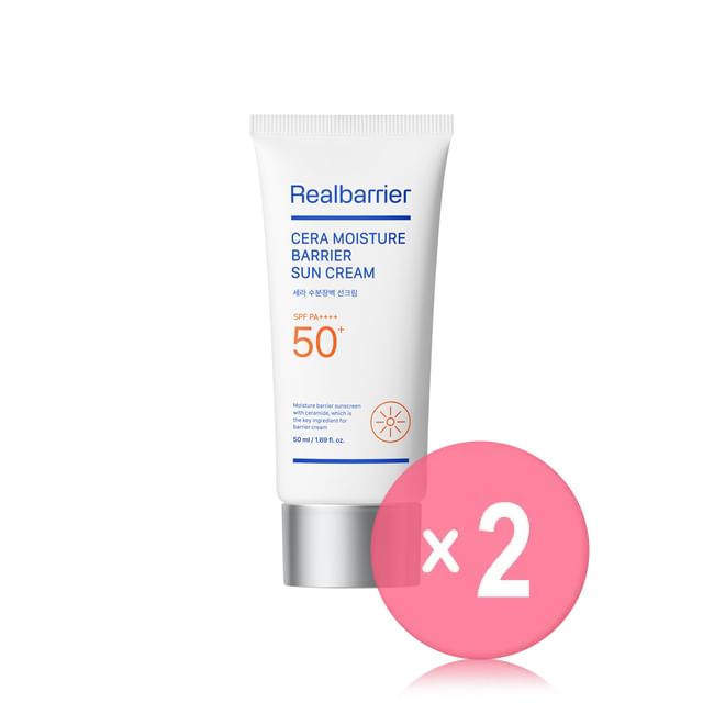 Realbarrier-Cera Moisture Barrier Sun Cream 2pcs Bundle Set