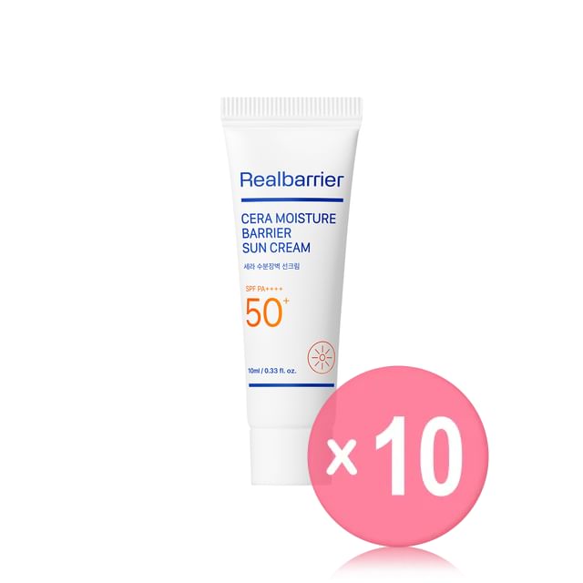 Realbarrier-Cera Moisture Barrier Sun Cream Mini 10pcs Bundle Set