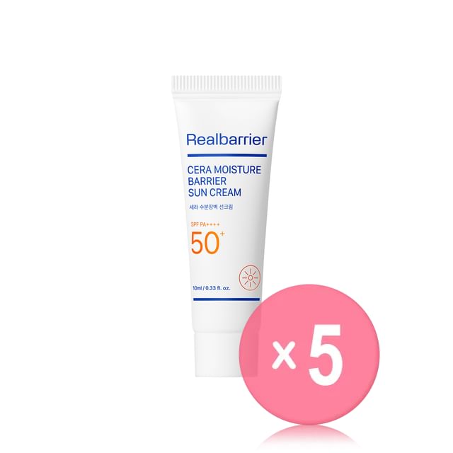 Realbarrier-Cera Moisture Barrier Sun Cream Mini 5pcs Bundle Set