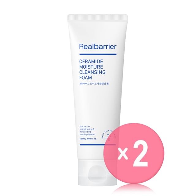 Realbarrier-Ceramide Moisture Cleansing Foam 2pcs Bundle Set