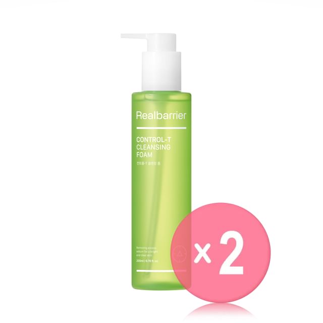Realbarrier-Control-T Cleansing Foam 2pcs Bundle Set