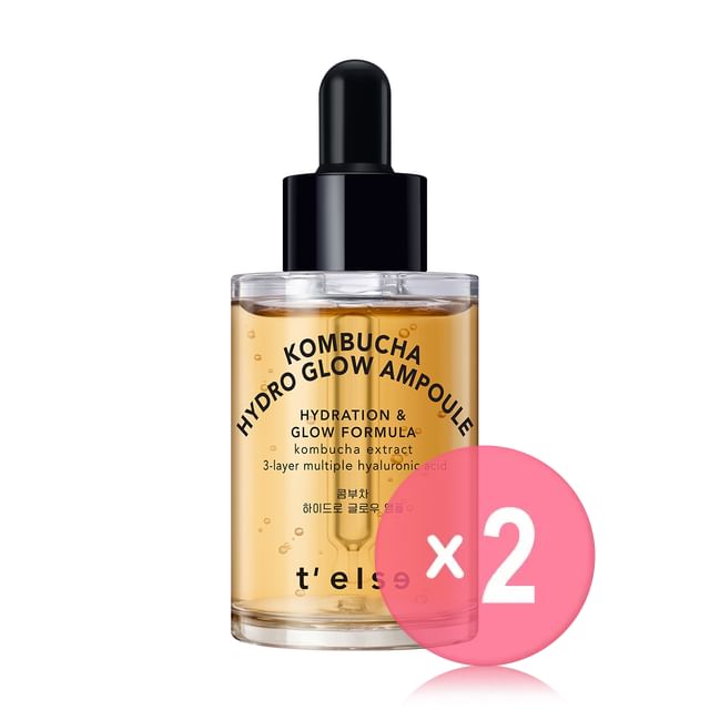Realbarrier-Telse Kombucha Hydro Glow Ampoule 2pcs Bundle Set