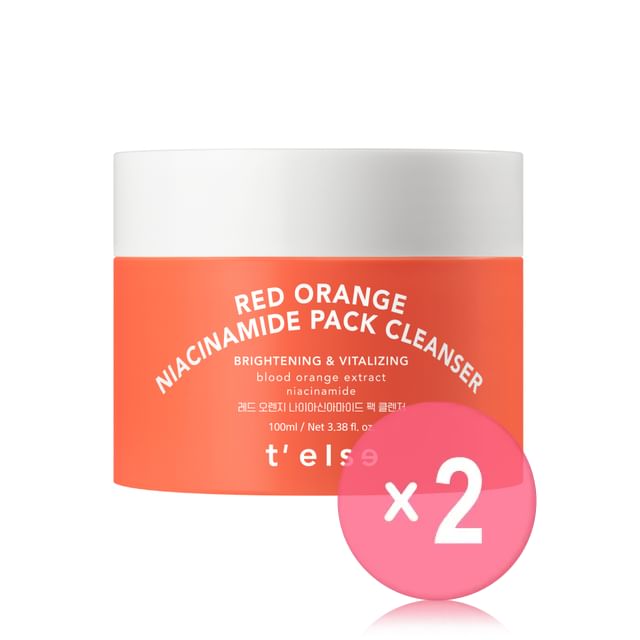 Realbarrier-Telse Red Orange Niacinamide Pack Cleanser 2pcs Bundle Set